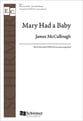 Mary Had a Baby SATB choral sheet music cover